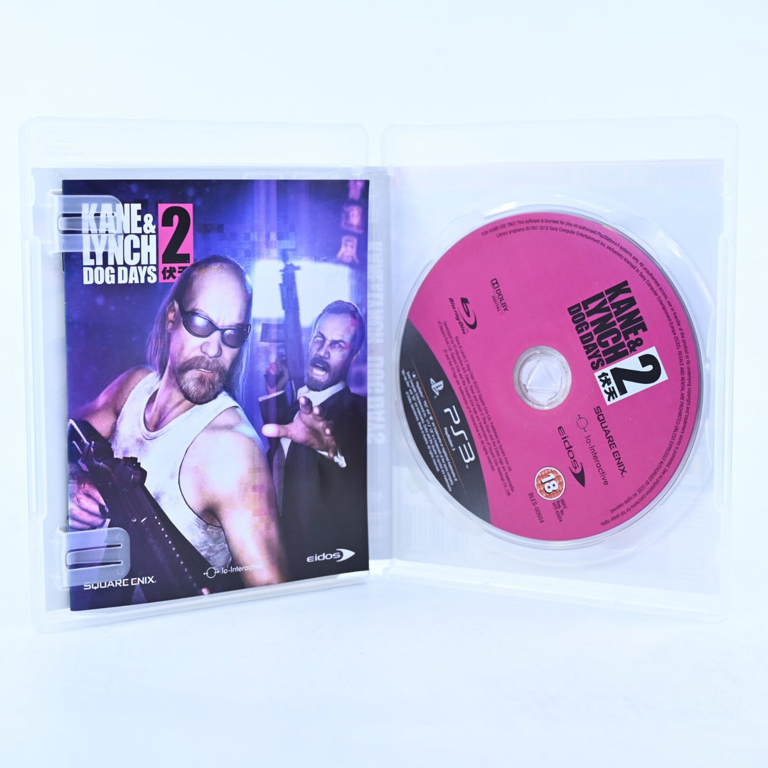 Kane and Lynch 2: Dog Days - Sony Playstation 3 / PS3 Game + Manual - MINT DISC!