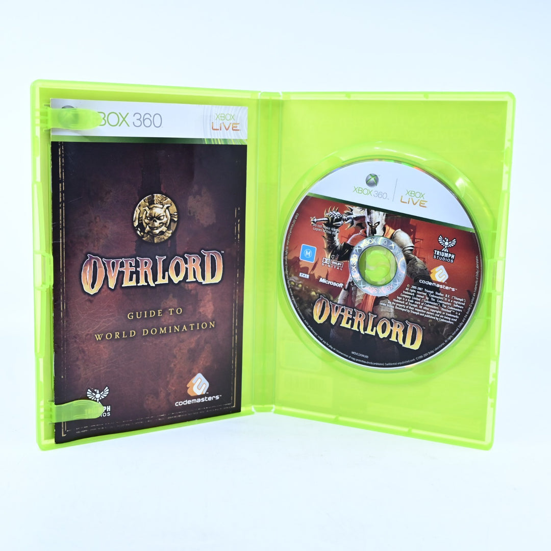 Overlord - Xbox 360 Game + Manual - PAL - MINT DISC!