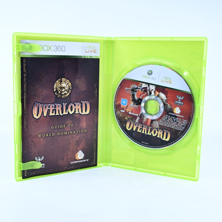 Overlord - Xbox 360 Game + Manual - PAL - MINT DISC!