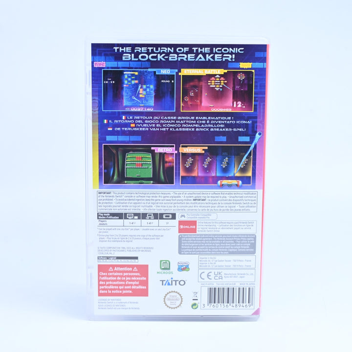 Arkanoid: Eternal Battle - Nintendo Switch Game - FREE POST!