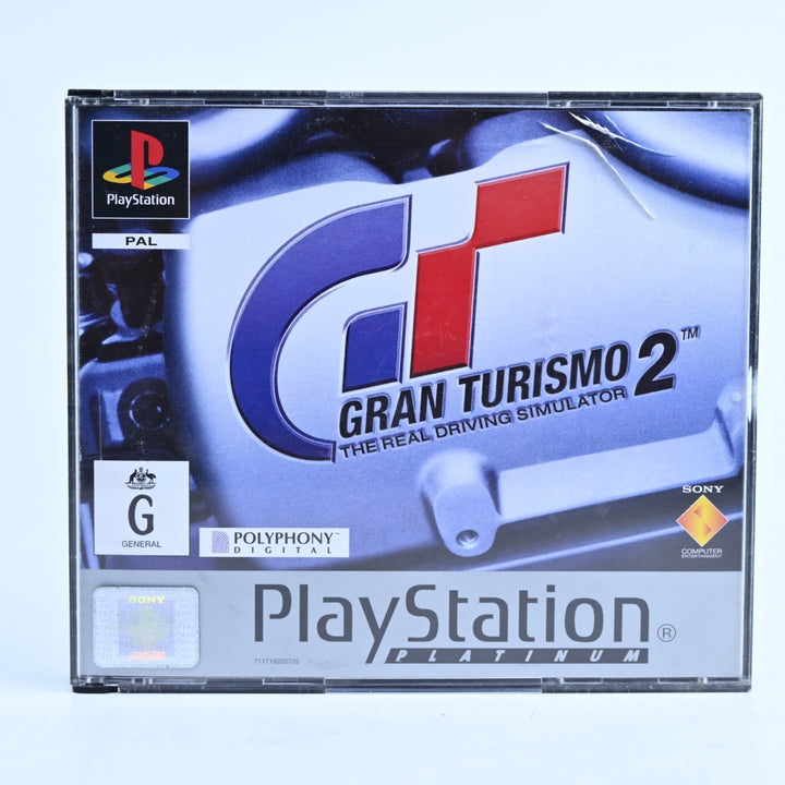 Gran Turismo 2 - Sony Playstation 1 / PS1 Game + Manual - PAL  - MINT DISC!