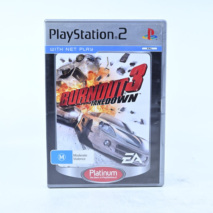 Burnout 3: Takedown - Sony Playstation 2 / PS2 Game + Manual - PAL - MINT DISC!