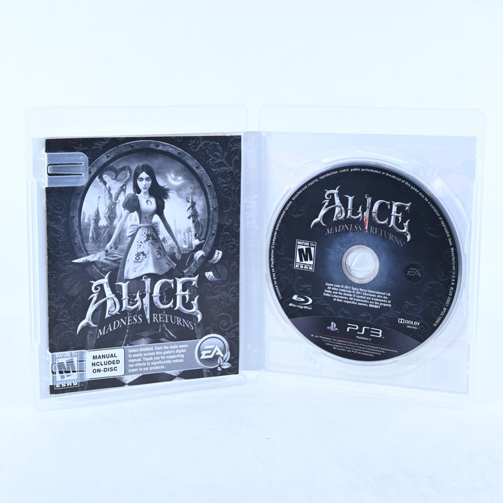 Alice: Madness Returns - Sony Playstation 3 / PS3 Game + Manual - MINT DISC!