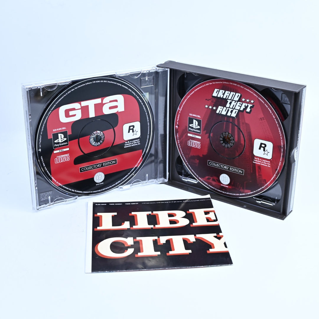 Grand Theft Auto Collectors Edition - No Slip - PS1 Game - No Manuals + Map