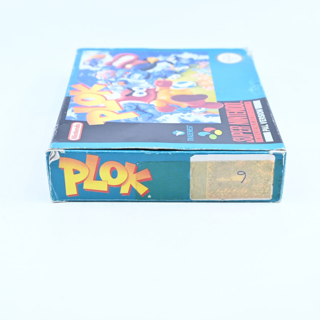 Plok - Super Nintendo / SNES Boxed Game - PAL - FREE POST!