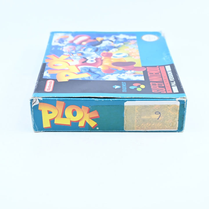 Plok - Super Nintendo / SNES Boxed Game - PAL - FREE POST!