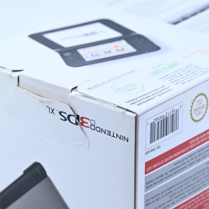 SEALED! - Silver / Black - Nintendo 3DS XL Boxed Console - SPR-001(EUR) - PAL
