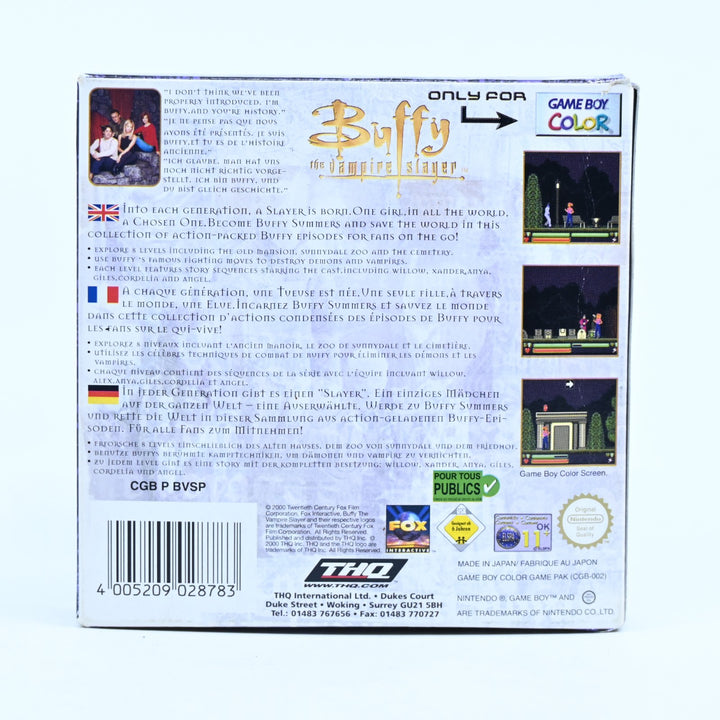 Buffy The Vampire Slayer - Nintendo Gameboy Color Boxed Game - PAL - FREE POST!