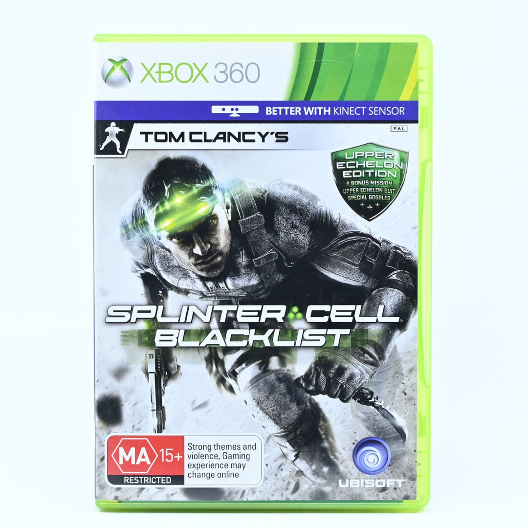 Tom Clancy's Splinter Cell Blacklist Upper Echelon Edition - Xbox 360 Game - PAL