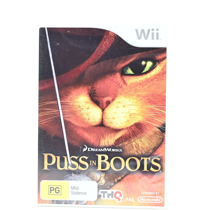 Puss In Boots - Nintendo Wii Game + Manual - PAL - MINT DISC!