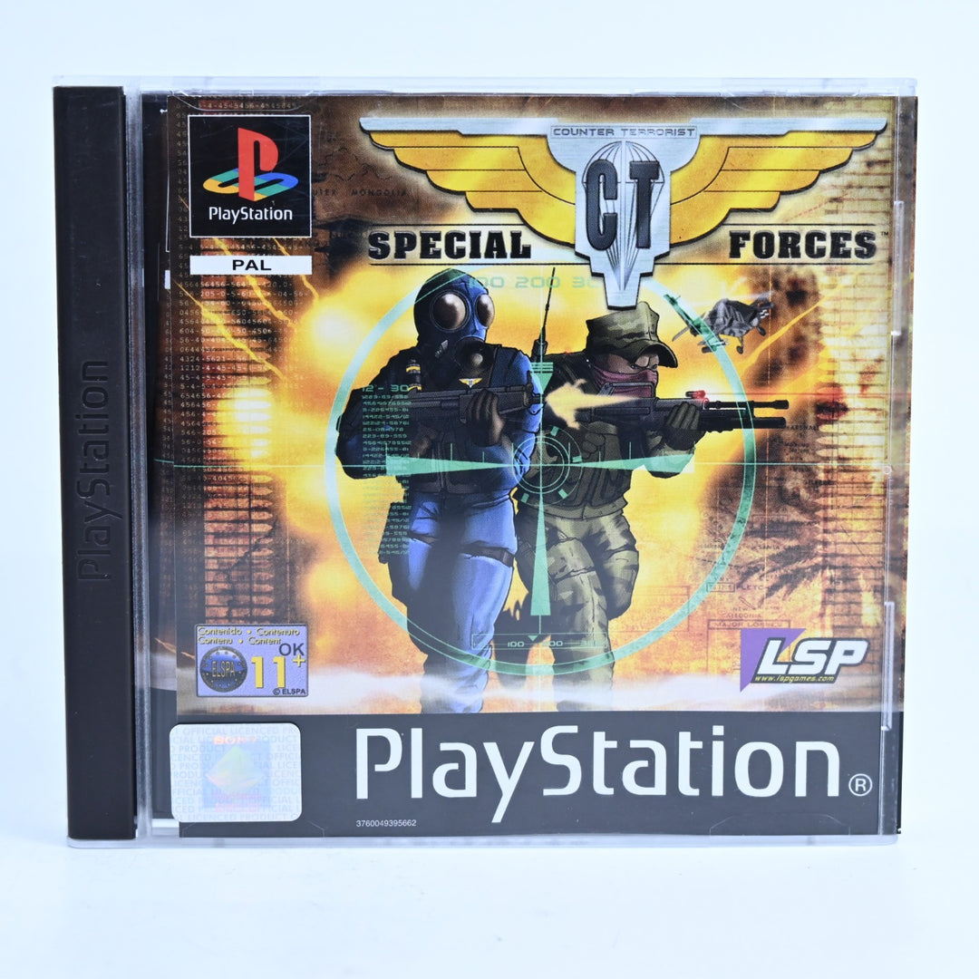 CT Special Forces - Sony Playstation 1 / PS1 Game + Manual - PAL - MINT DISC!