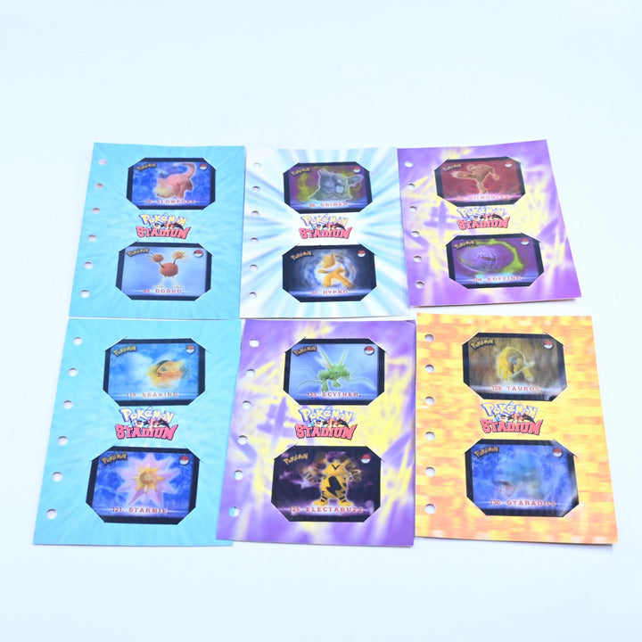 Pokemon Stadium - Action 3D's Collectors Record - Complete Set - Lays