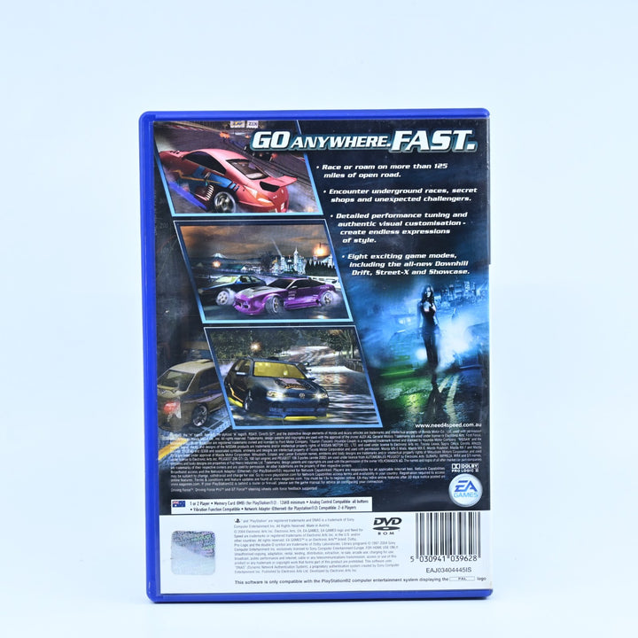 Need for Speed: Underground 2 - Sony Playstation 2 / PS2 Game + Manual - PAL
