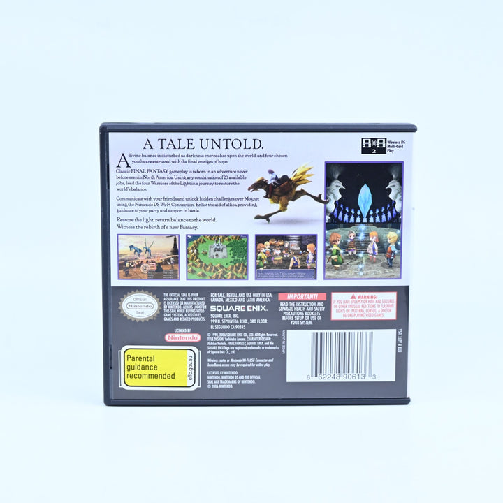 Final Fantasy III - Nintendo DS Game - Region Free + Manual - FREE POST!