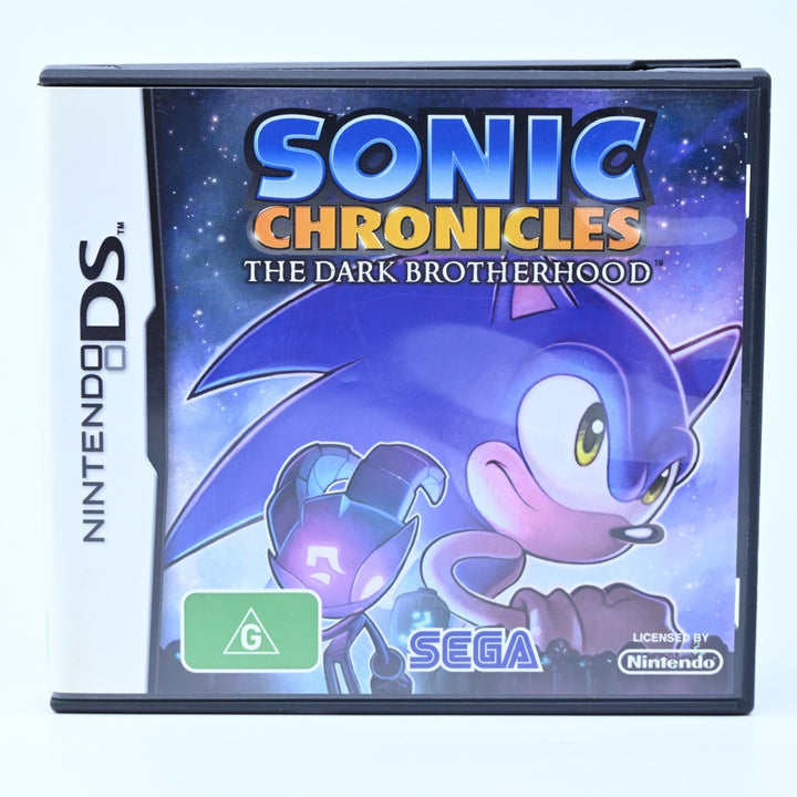 Sonic Chronicles: The Dark Brotherhood - Nintendo DS Game - PAL + Manual