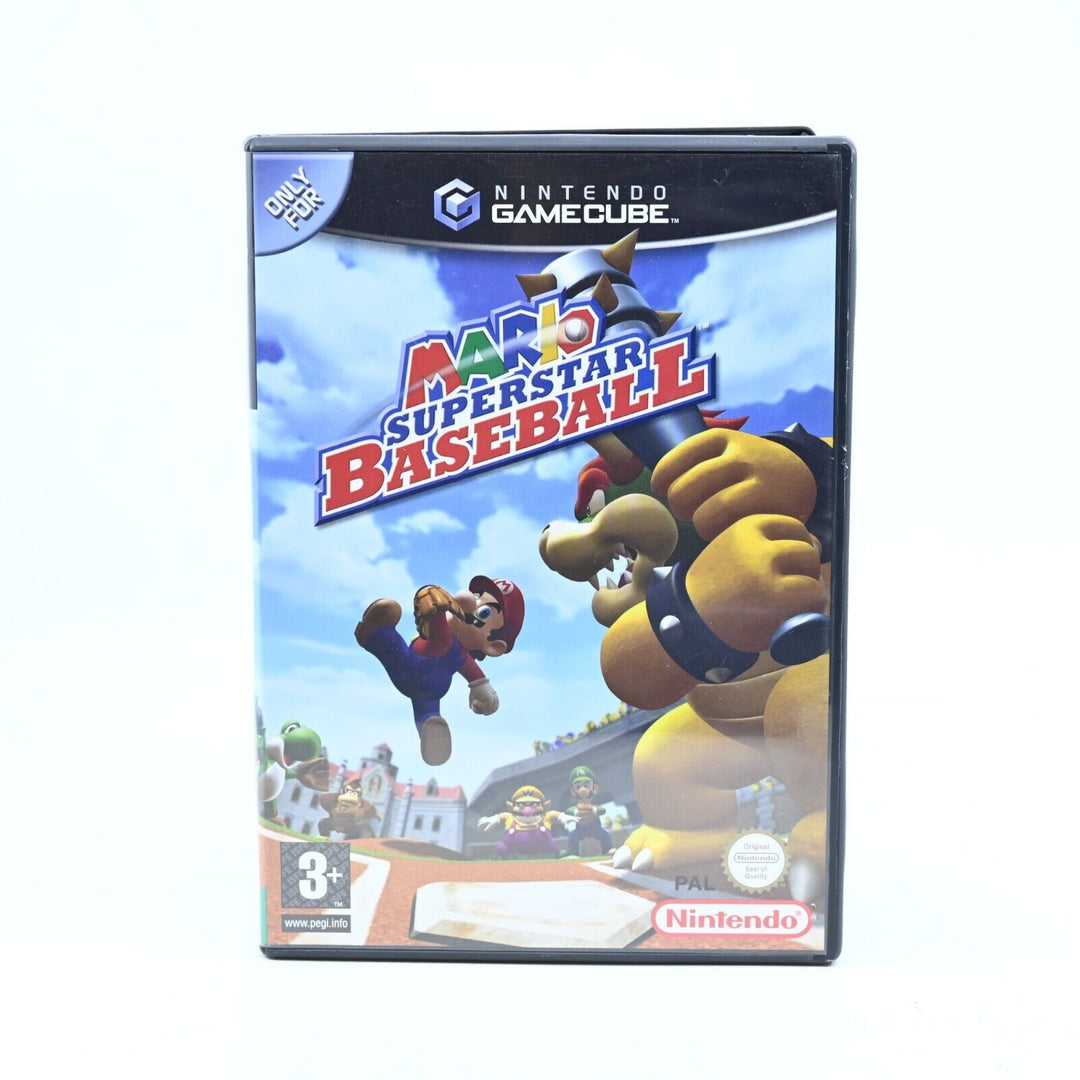 Mario Superstar Baseball - Nintendo Gamecube Game + Manual - PAL - FREE POST!