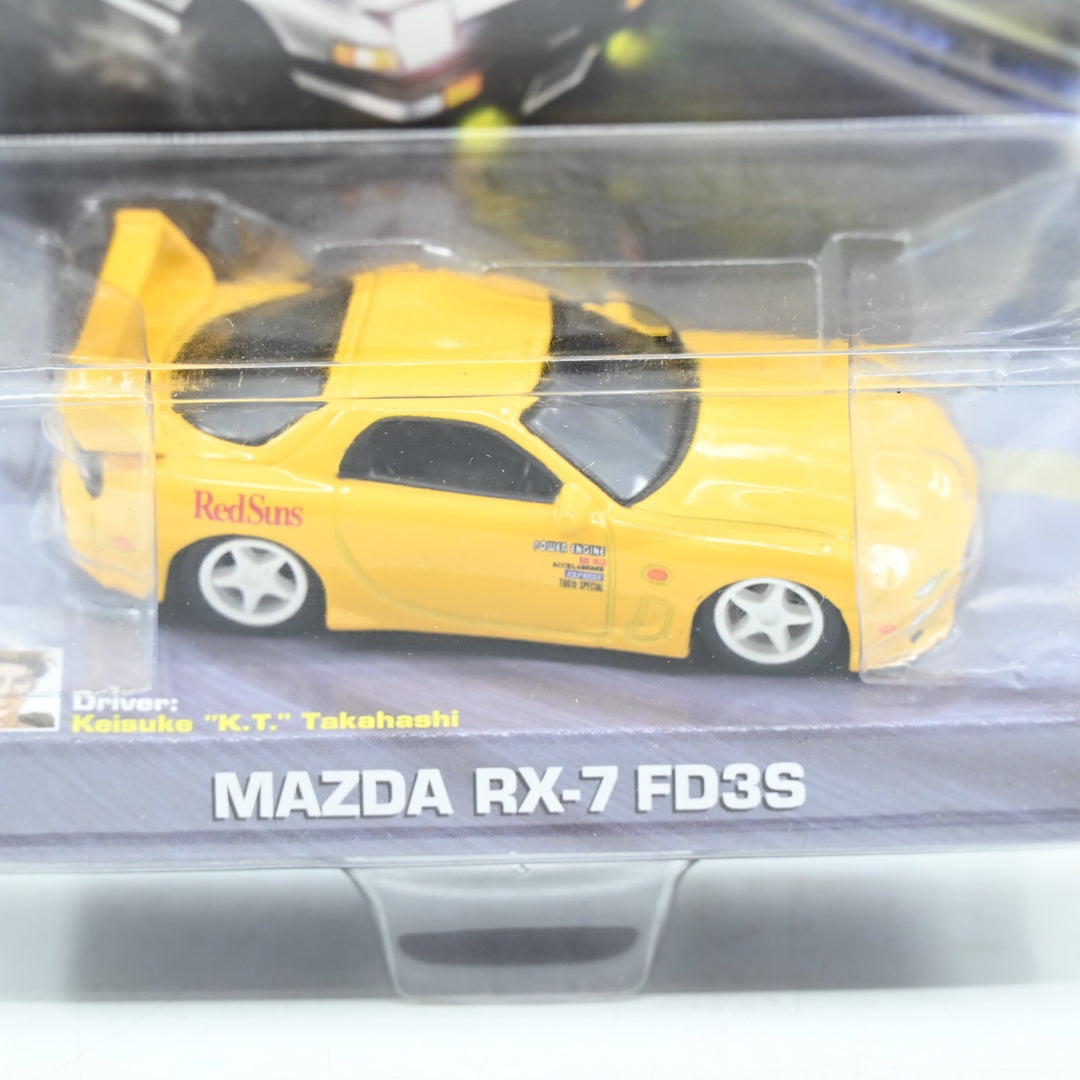 SEALED Jada Toys 1:64 Initial D Mazda RX-7 FD3S Keisuke "K.T." Takahashi Toy Car