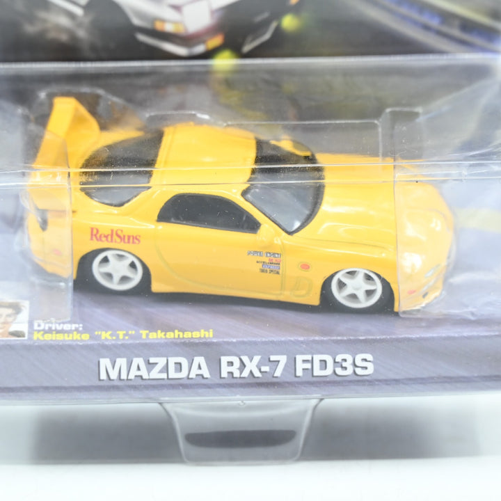 SEALED Jada Toys 1:64 Initial D Mazda RX-7 FD3S Keisuke "K.T." Takahashi Toy Car