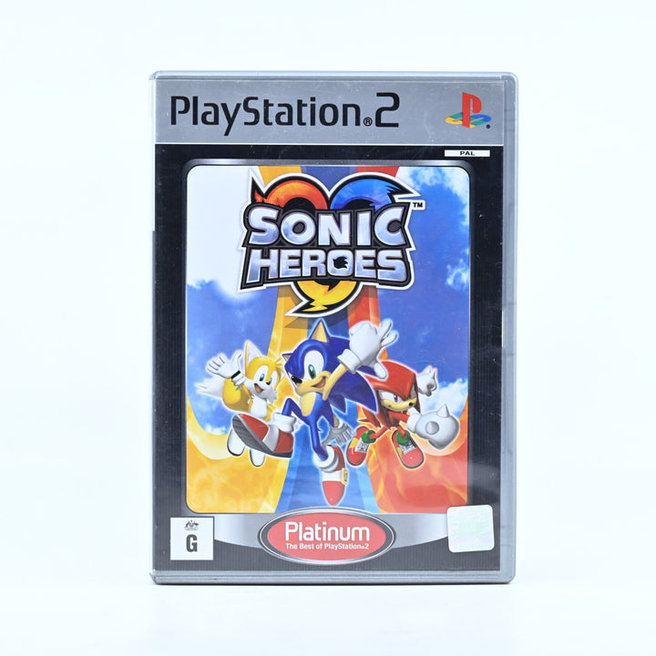 Sonic Heroes - Sony Playstation 2 / PS2 Game + Manual - PAL - MINT DISC!