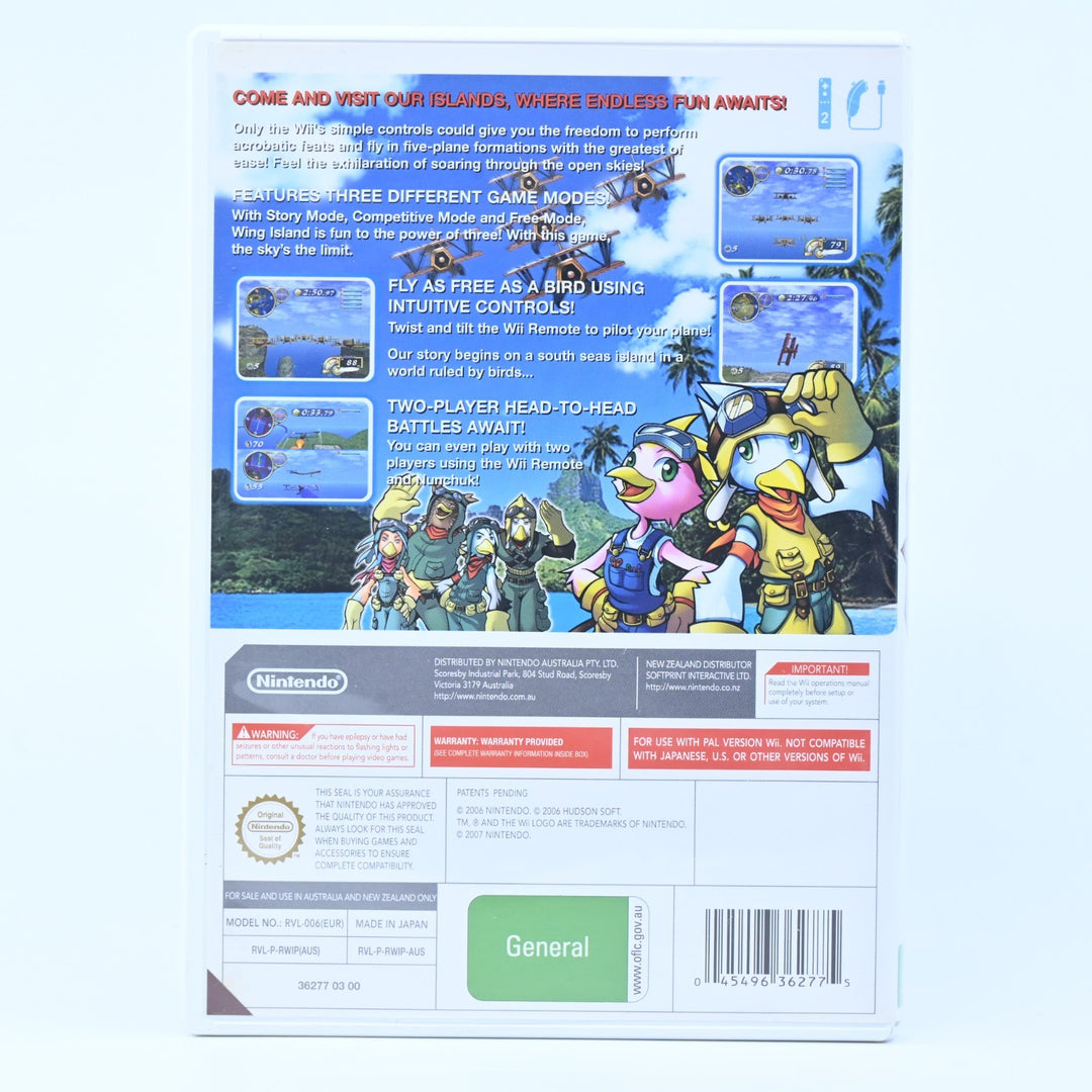Wing Island - Nintendo Wii Game - PAL - MINT DISC! No Manual