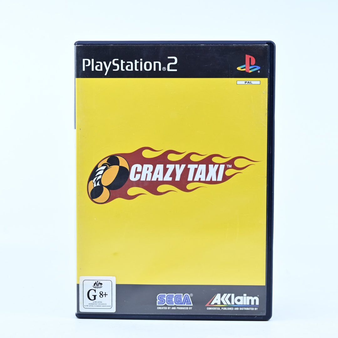 Crazy Taxi - Sony Playstation 2 / PS2 Game + Manual - PAL - MINT DISC!