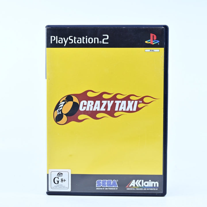 Crazy Taxi - Sony Playstation 2 / PS2 Game + Manual - PAL - MINT DISC!