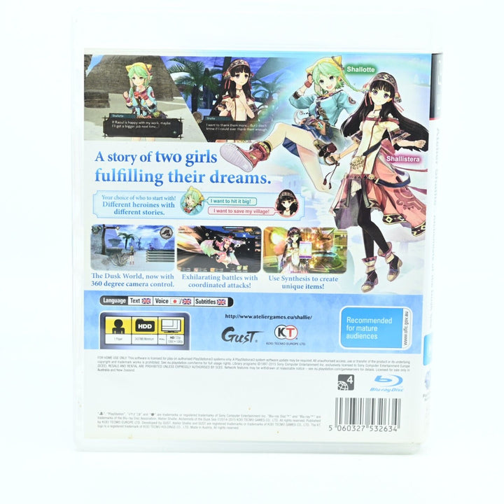 Atelier Shallie: Alchemists of the Dusk Sea - Sony Playstation 3 / PS3 Game