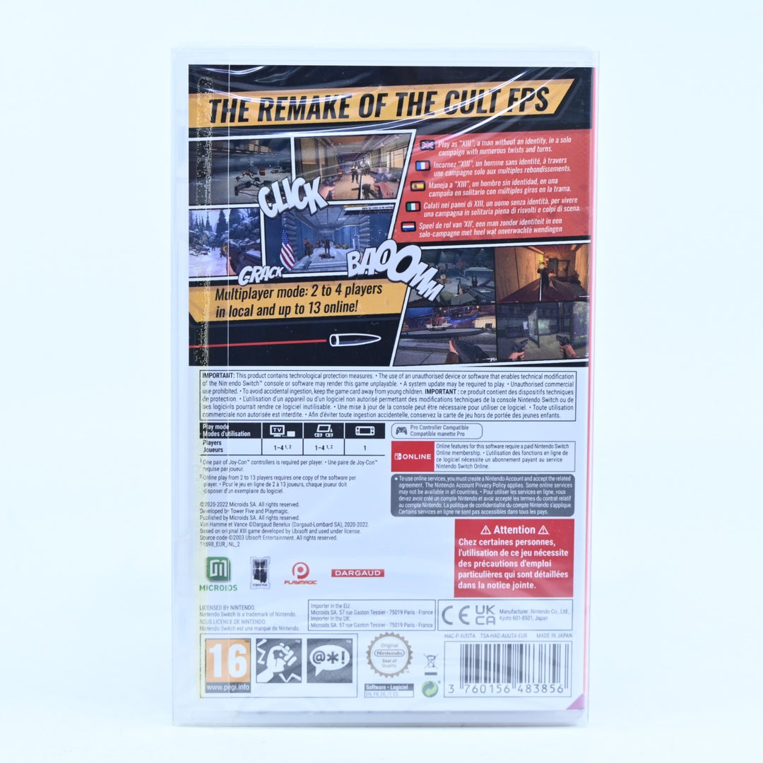 SEALED! - XIII - Limited Edition - Nintendo Switch Game - FREE POST!