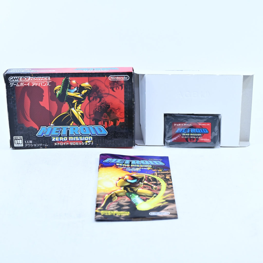 Metroid Zero Mission - Nintendo Gameboy Advance / GBA Boxed Game - NTSC-J