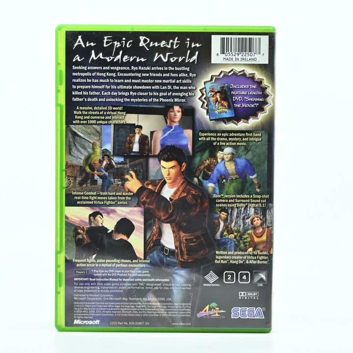 Shenmue II - Original Xbox Game - PAL - FREE POST!