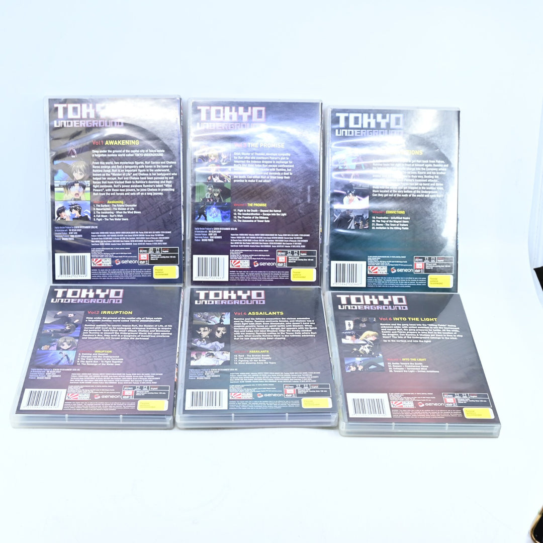 Tokyo Underground Volumes 1-6 - PAL Region 4 - Anime DVD