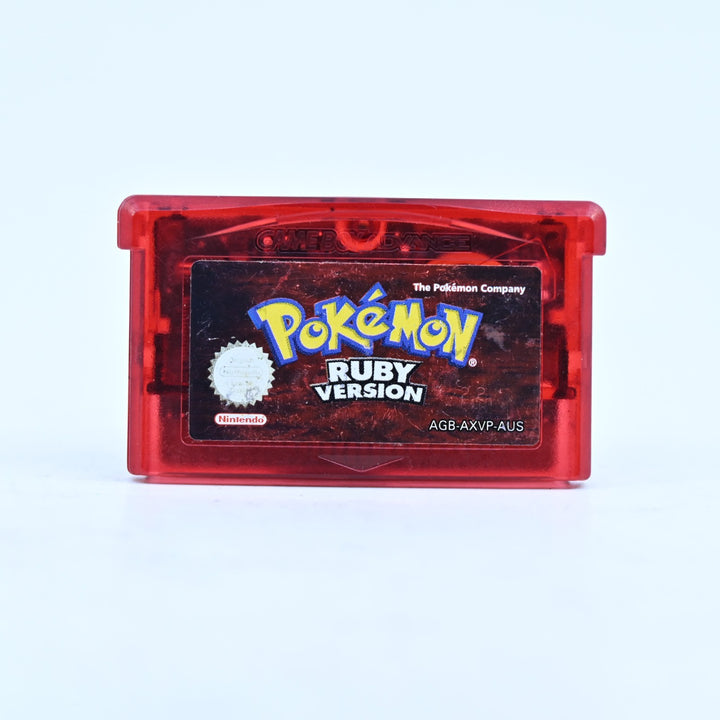 Pokemon Ruby Version - GBA Game - AUS PAL - NEW BATTERY!