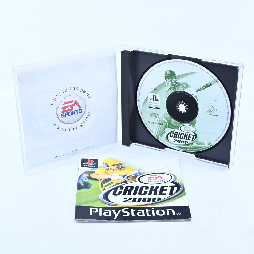 Cricket 2000 - Sony Playstation 1 / PS1 Game + Manual - PAL