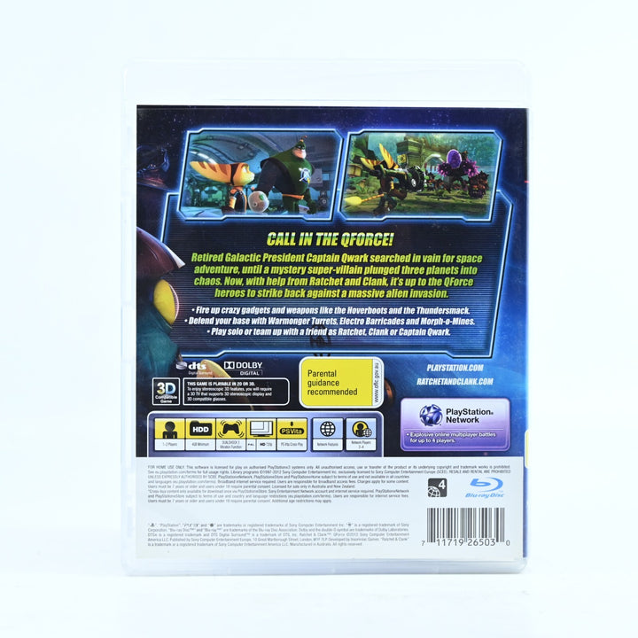 Ratchet & Clank: Qforce - Sony Playstation 3 / PS3 Game + Manual - FREE POST!