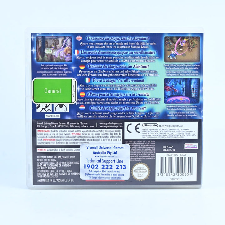 Spyro Shadow Legacy - Nintendo DS Game - PAL + Manual - FREE POST!