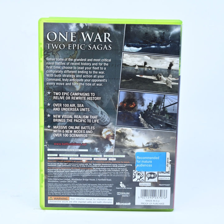 Battlestations Pacific - Xbox 360 Game + Manual - PAL - MINT DISC!