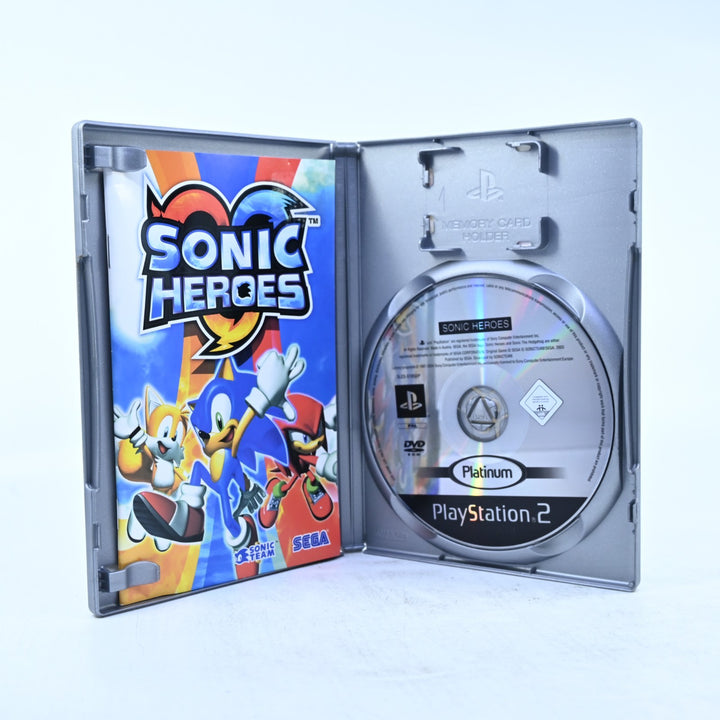 Sonic Heroes - Sony Playstation 2 / PS2 Game + Manual - PAL - MINT DISC!