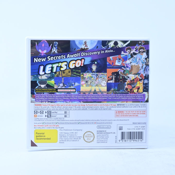 Pokemon Ultra Moon - Nintendo 3DS Game - PAL + Manual - FREE POST!