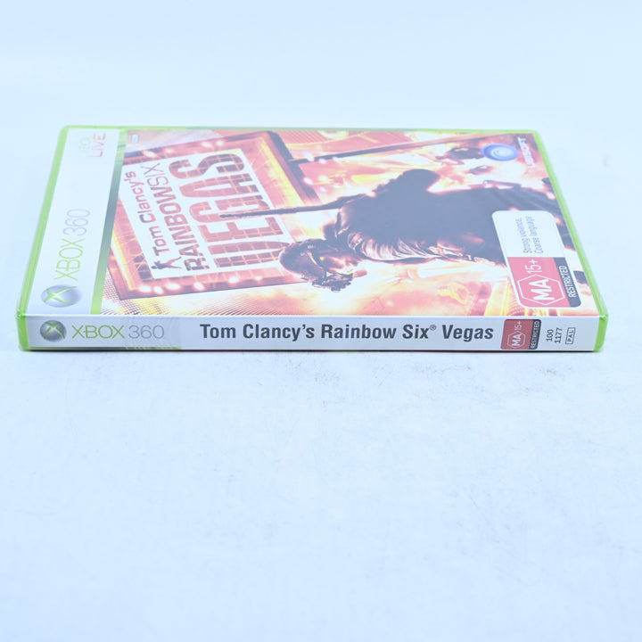 SEALED! Tom Clancy's Rainbow Six Vegas - Xbox 360 Game + Manual - PAL