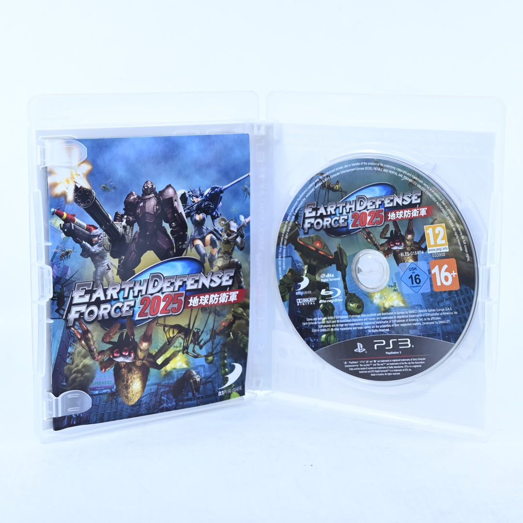 Earth Defense Force 2025 - Sony Playstation 3 / PS3 Game + Manual - MINT DISC!