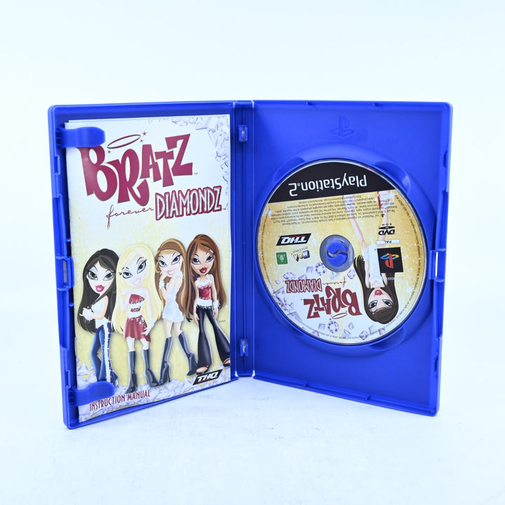 Bratz Forever Diamondz - Sony Playstation 2 / PS2 Game + Manual - PAL