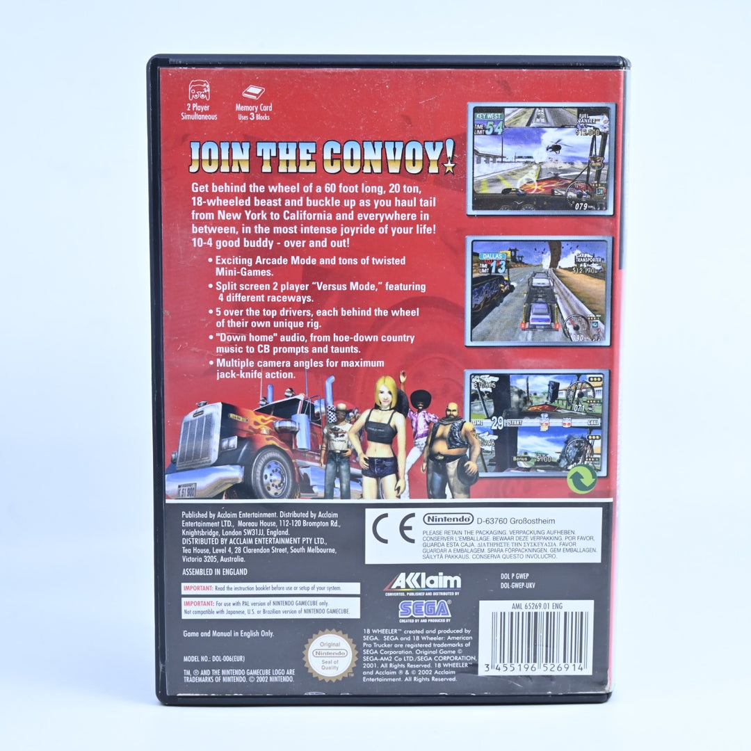 Eighteen Wheeler: American Pro Trucker - Nintendo Gamecube Game + Manual - PAL