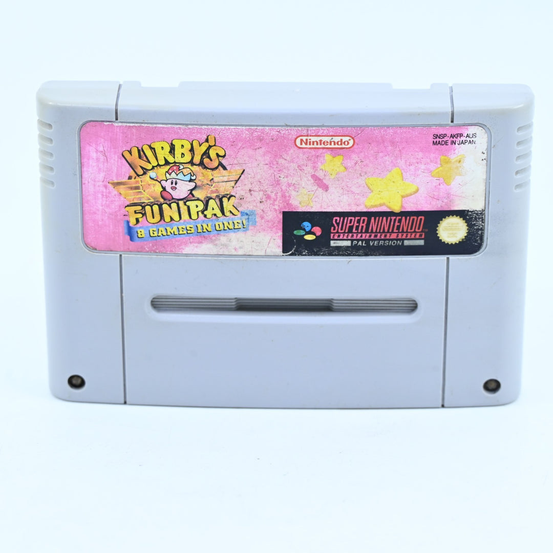 Kirby's Fun Pak - Super Nintendo / SNES Game - PAL - FREE POST!