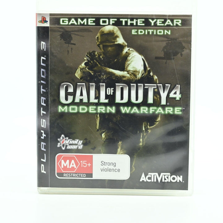 Call of Duty 4: Modern Warfare GOTY Edition - Sony Playstation 3 / PS3 Game