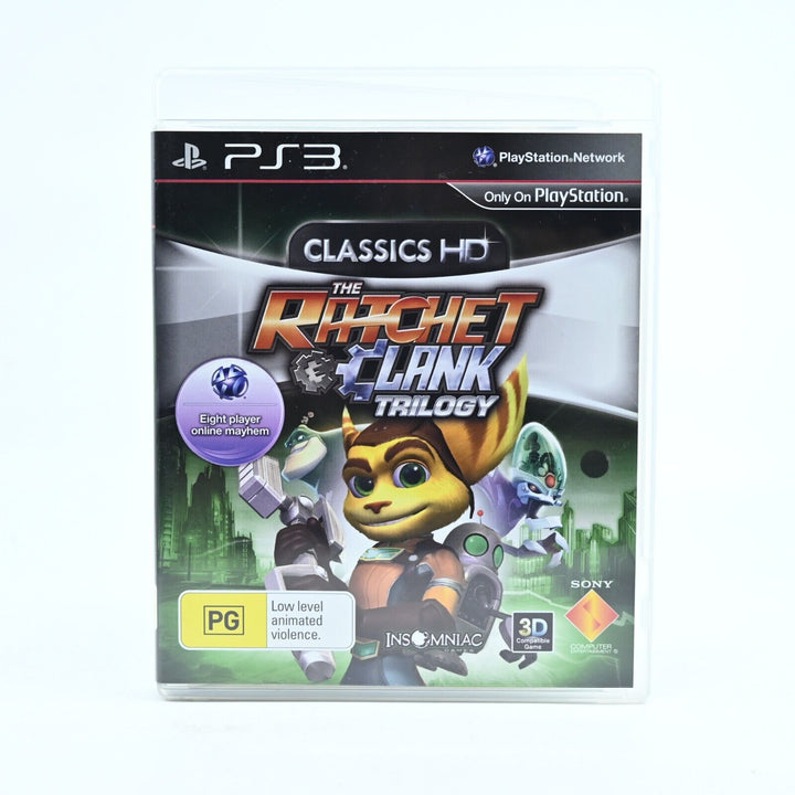 The Ratchet & Clank Trilogy - Sony Playstation 3 / PS3 Game + Manual - MINT DISC