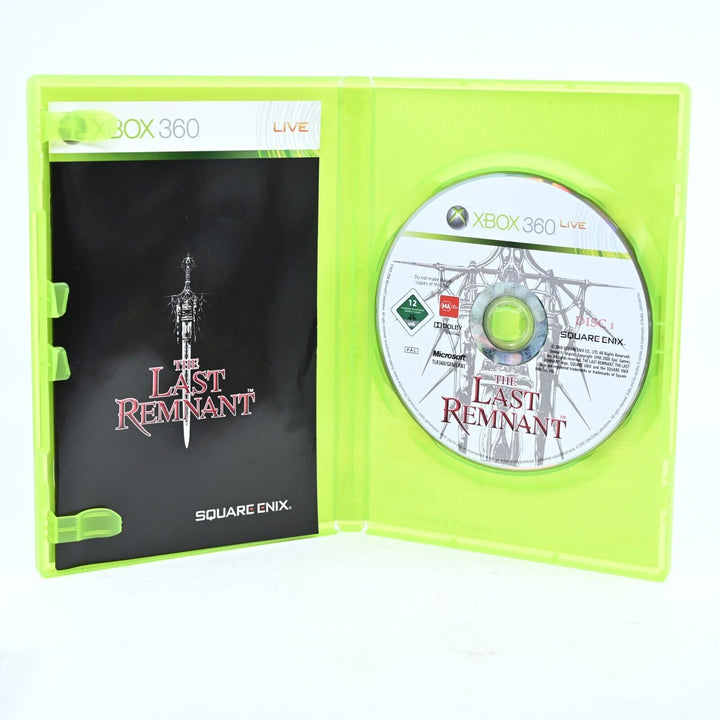 The Last Remnant - Xbox 360 Game + Manual - PAL - MINT DISC!