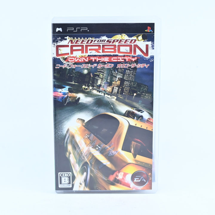 Need For Speed Carbon Own The City - Sony PSP Game + Manual - FREE POST!