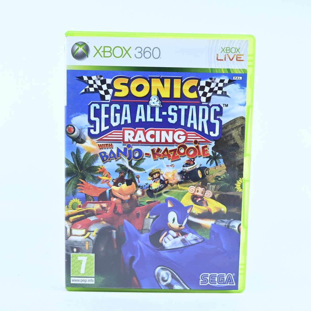 Sonic & Sega All-Stars Racing with Banjo & Kazooie - Xbox 360 Game + Manual