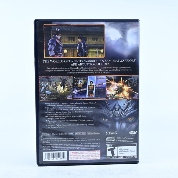 Warriors Orochi - Sony Playstation 2 / PS2 Game + Manual - NTSC-U/C