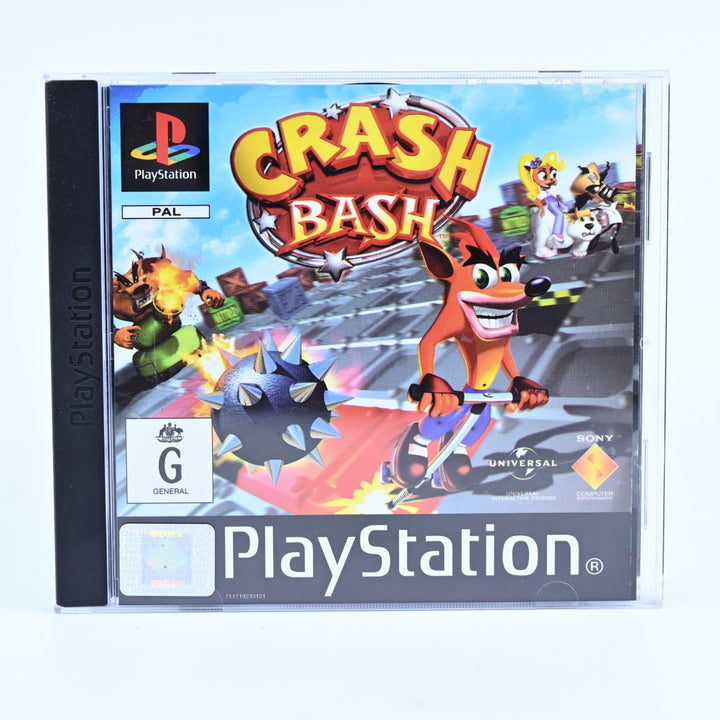 Crash Bash - Sony Playstation 1 / PS1 Game + Manual - PAL - MINT DISC!